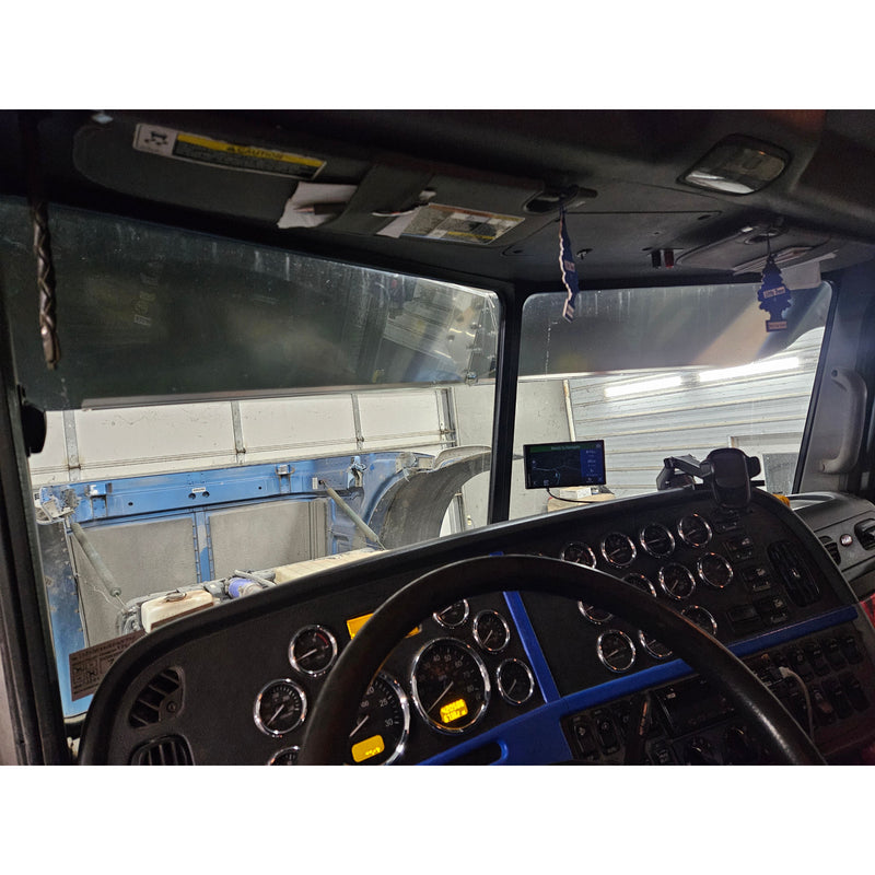 ROLLIN LOW PETERBILT 11'' X 7.5'' FLAT BOTTOM VISOR V. TOP #1034