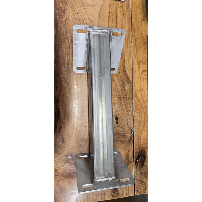 KW AERO EXHAUST FRAME BRACKET; 1/4'' SS TUBING WITH 1/4'' SS PLATE ENDS (EACH) Rosy Brown