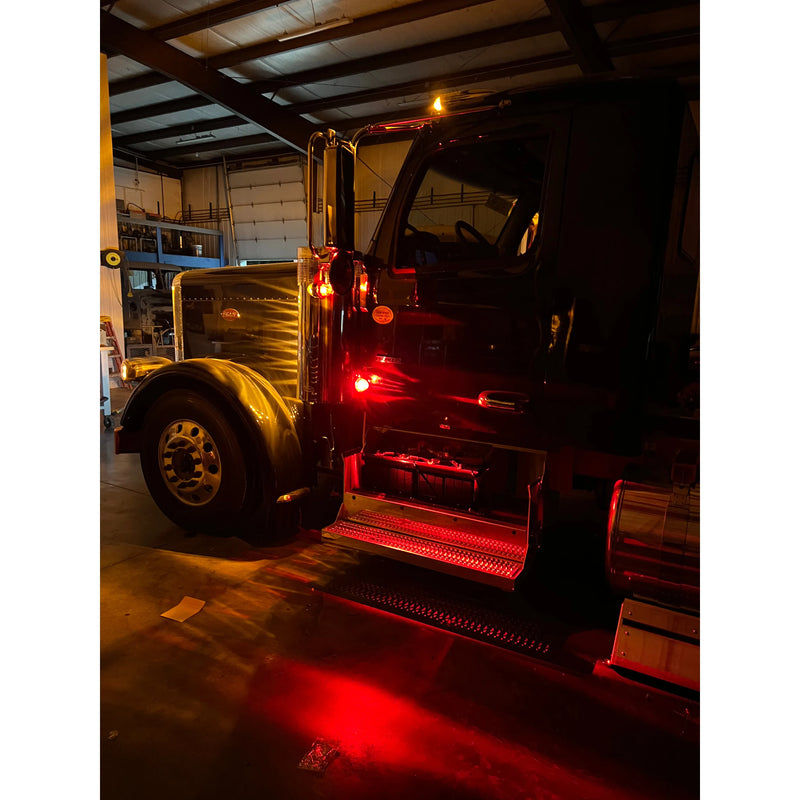 Super Star Watermelon (Glass Lens) Surface Mount LED Sealed Light With Bezel (CHOOSE COLOR)