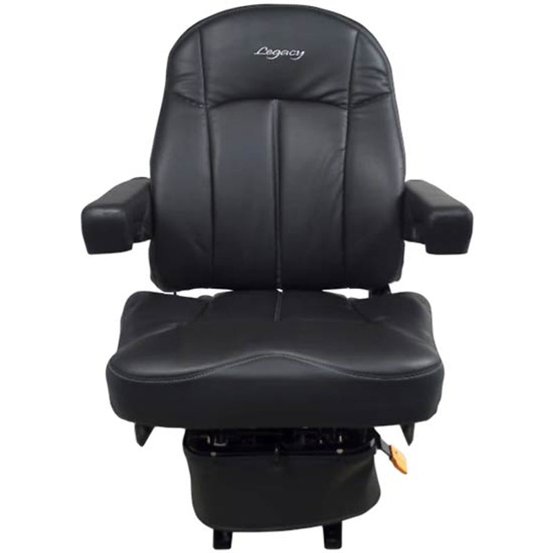#188598MW61 Seats Inc Semi-Truck Seat (Legacy LO) Low Base Mid Back (Black DuraLeather)