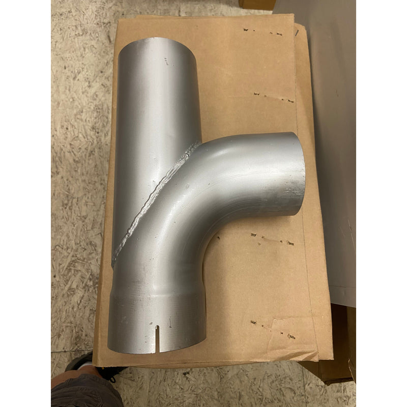Universal Aluminized 5" Y Pipe - 11-1/2" W X 16-1/4" L