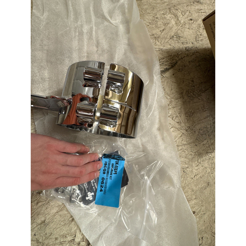 DP-50SJ-PB500-2SCP 5'' SOCKET CLAMP W/STRAIGHT BRACKET; DRIVER LOWER & LEFT LOWER Rosy Brown