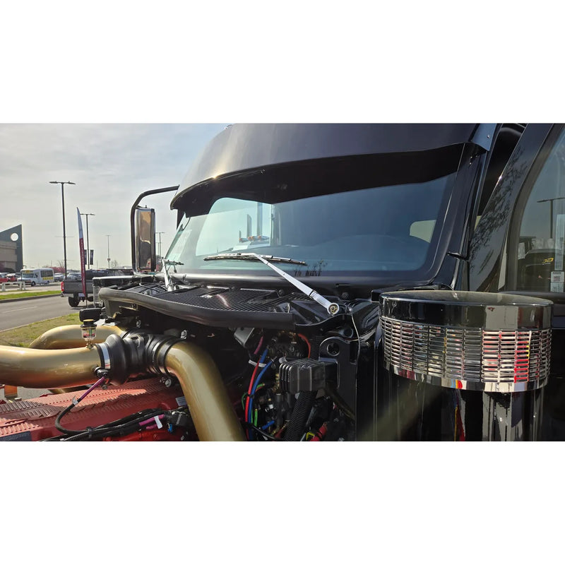 #GGE11 (Peterbilt 589,579,567,548,537) (Kenworth W990,T880,T680,T480,T280) Full 304 Stainless wiper arms and blades