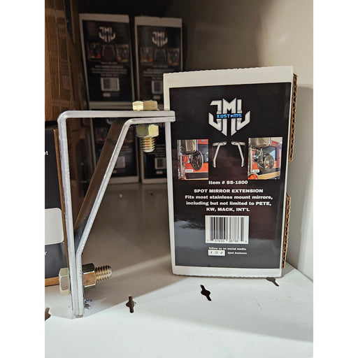 #SS-1800 - SPOT MIRROR EXTENSION BRACKET (SOLD IN PAIR) Mirror Light Gray