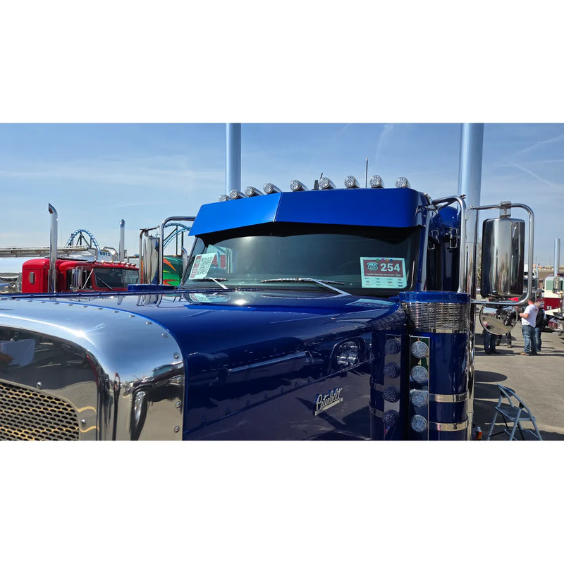 #GGE11 (Peterbilt 589,579,567,548,537) (Kenworth W990,T880,T680,T480,T280) Full 304 Stainless wiper arms and blades