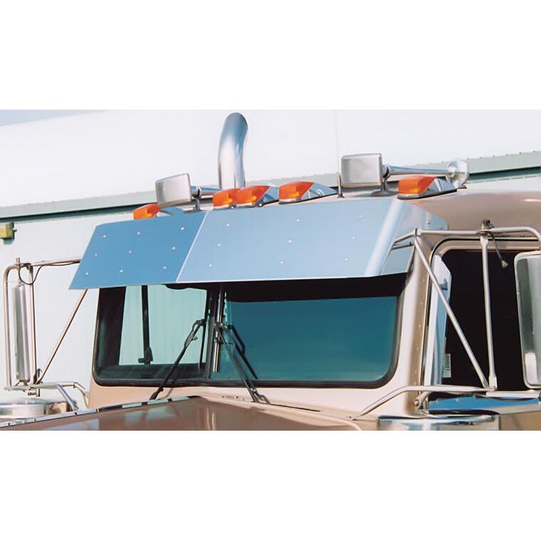 RoadWorks 45030 — 12 inch Drop Visor for flat windshield trucks (1999-2005)