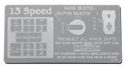 RU-4300764 S/S 13 SPEED SHIFTER )FITS EATON FULLER)