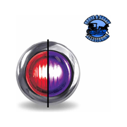 3/4" Trux Dual Revolution LEDs (Choose Color and Style) 3/4" Light 3/4″ Red to Purple Round – 2 Diodes Dark Slate Gray