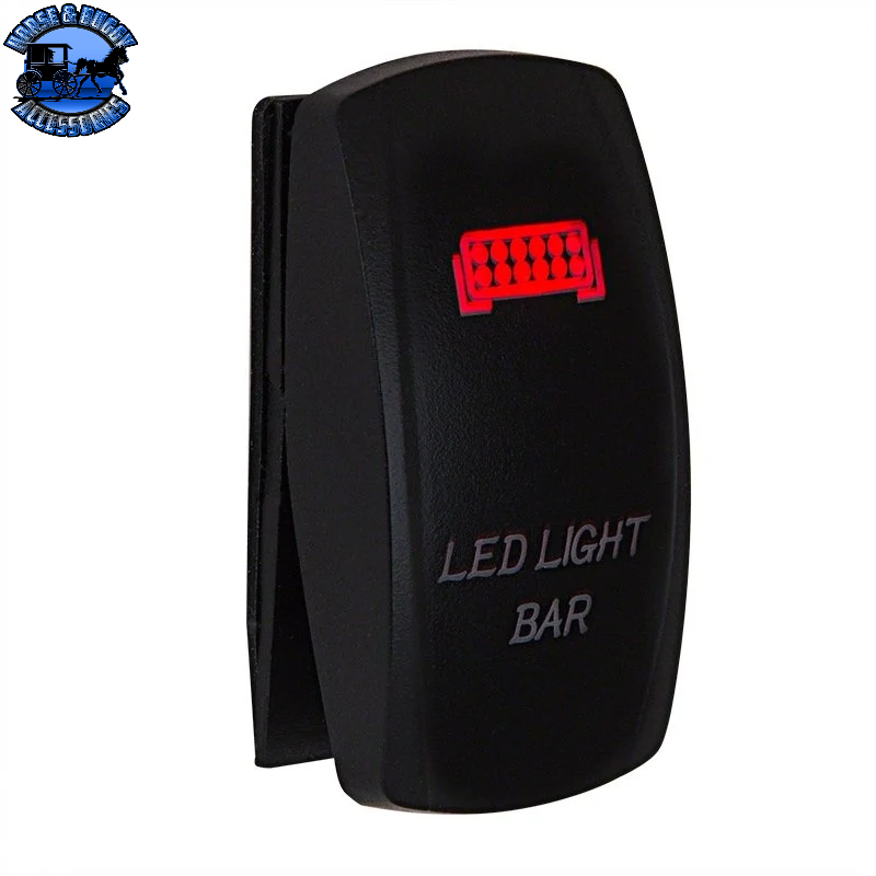 SB-RS-6R Weatherproof LED Rocker Switch - Rock Lights Switch - Blue - Rock Lights