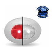 3/4" Trux Dual Revolution LEDs (Choose Color and Style) 3/4" Light 3/4″ Red to White Oval – 2 Diodes Light Gray