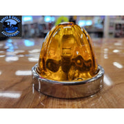 Grand General Flush Mount (1157 2 wire) 3.5" Watermelon Glass Marker Light Kits (CHOOSE COLOR) watermelon glass lens LIGHT AMBER Sienna