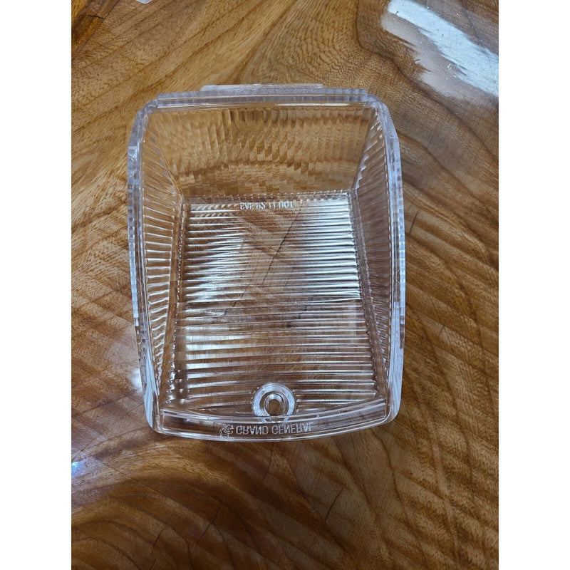 81319 CLEAR plastic lens for rectangular cab marker light  (Replacement lens for grakon 5000) Dim Gray