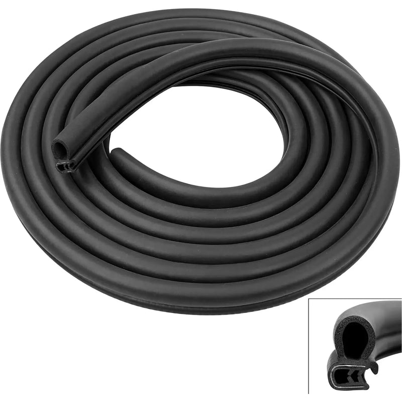 13.5 Ft Door Rubber Weatherstrip Seal For 1986-07 Peterbilt 359 379 330 360 370 #135496781798 Door Dark Slate Gray