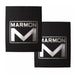 Black MUD-382430-173 3/8'' BLACK RUBBER MUDFLAP W/ MARMON SILVER LOGO (24 X 30) Mud Flap