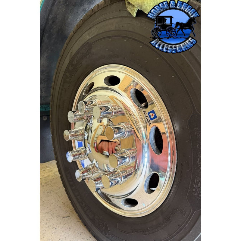 Standard Chrome plated Front Hub Cap 7/16" Lip #10514