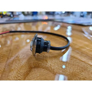 TecNiq 3/4" Mini PC Sidemarker Light w/180 Bullet Plugs (Choose color) Amber/Clear,Amber/Amber,Red/Red,Red/Clear,White/Clear,Green/Clear,Blue/Clear,Stainless Steel Trim Ring Rosy Brown