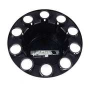 Gloss black rear hub covers 33m screw on (sold individually) Black