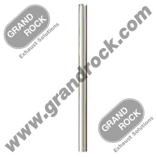 S6-108EXC  6" X 108" STRAIGHT CUT  ID  CHROME