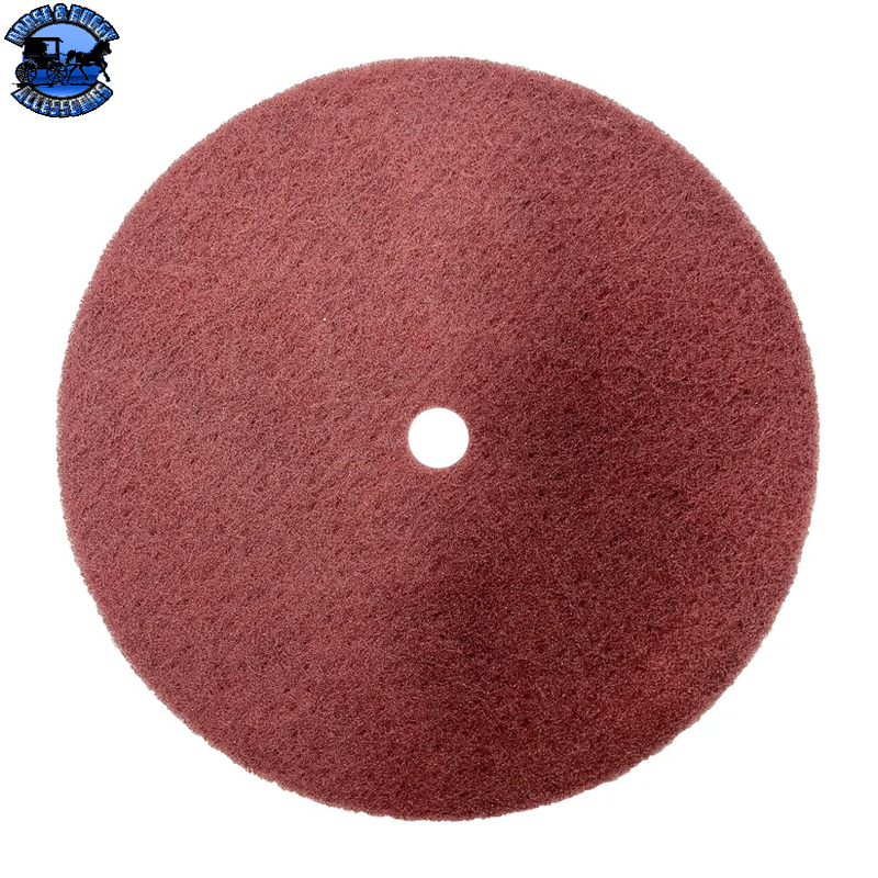 14" Satin Buffing Wheel for Polishing Machines (Choose Center Plate)