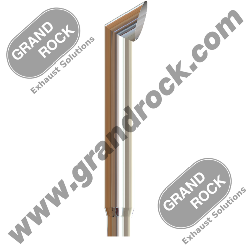 SBR6-48SBC  6" X 48" BRUTE, R5" OD; CHROME