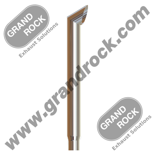 SBR6-60SBC  6" X 60" BRUTE, R5" OD; CHROME