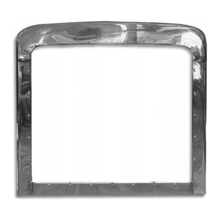 01-121000046 Stainless Steel Grille Surround Kit For Peterbilt 389/388 Grille Surround Dim Gray