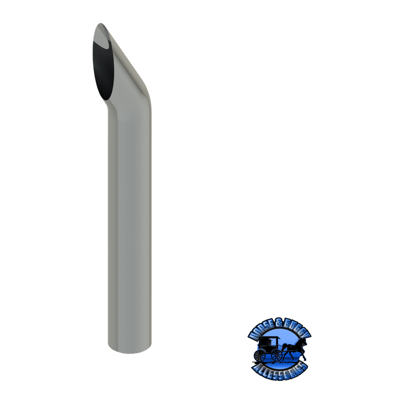 508A-030-1103 8"x30" Short 30 Exhaust Stack Light Slate Gray