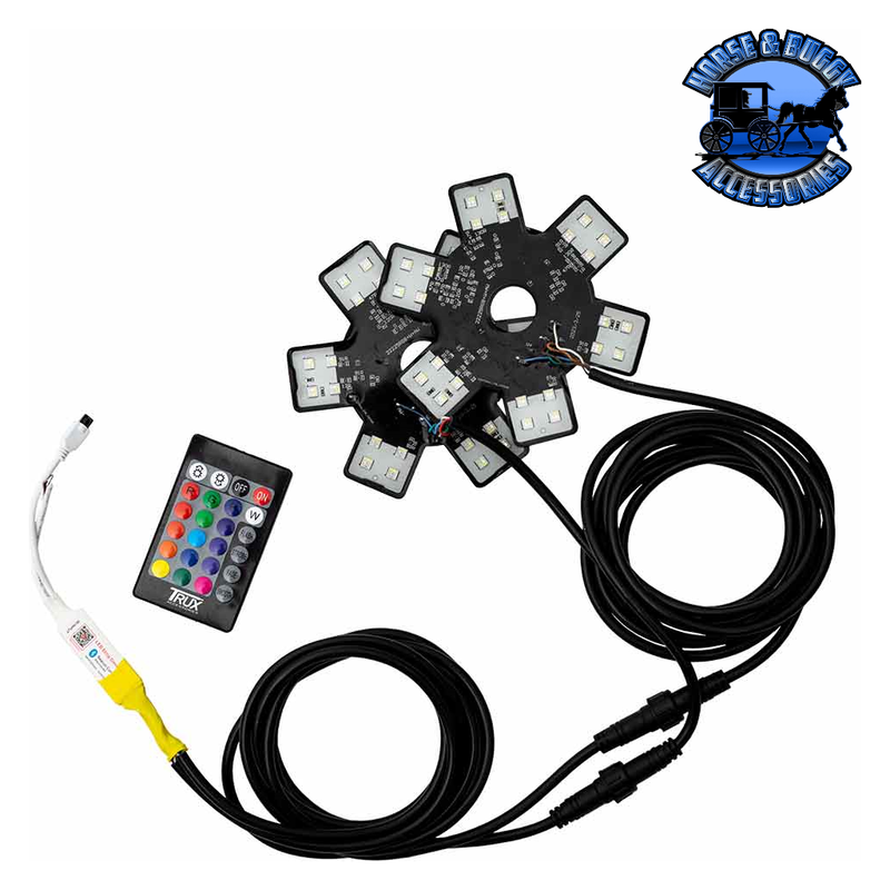 TLED-X3RGB 5″ RGB Multi-Color Auxiliary Star LED Light Kit – 24 Diodes Air Cleaner Light Gray