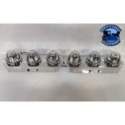 JML Kustoms 15" FRONT KENWORTH AIR CLEANER BRACKET, RADUIS STYLE (SOLD IN PAIRS) #1720 (does not include lights) watermelon Dark Gray