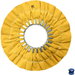 Goldenrod Renegade 9" (Stitched) Airway Buffing Wheels Airway Buffs No Center Plate / Yellow