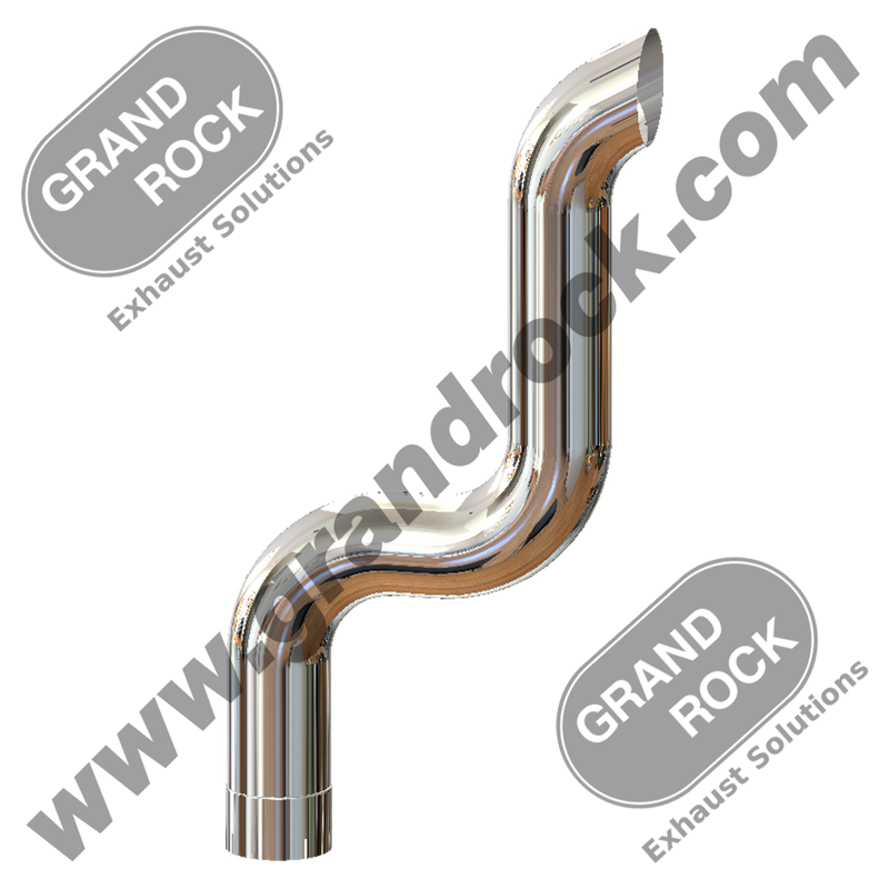 SW-K5EXC  DUMP STACK 18/19/29  CHROME 5" ID