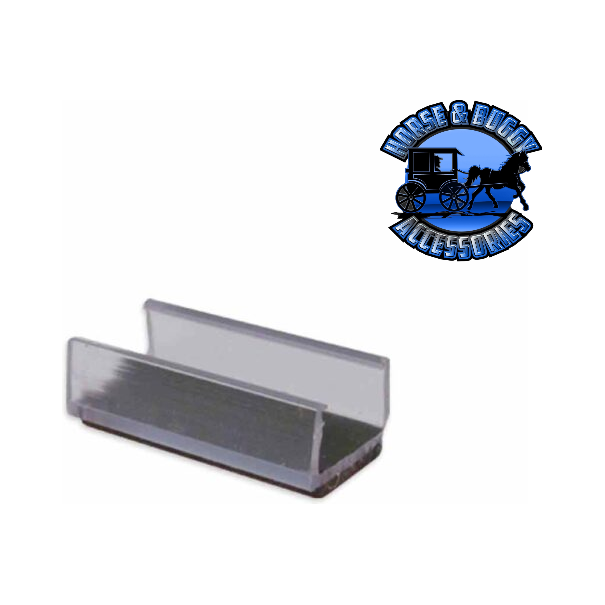 TB-FCLIP Clear Tube Clip with Double Sided 3M Tape Dark Slate Gray