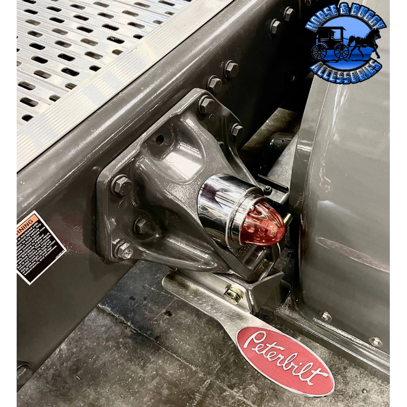 nu-1800 Peterbilt low air leaf suspension watermelon light brackets (sold in sets of 4)  #nu-1800 watermelon Dark Slate Gray