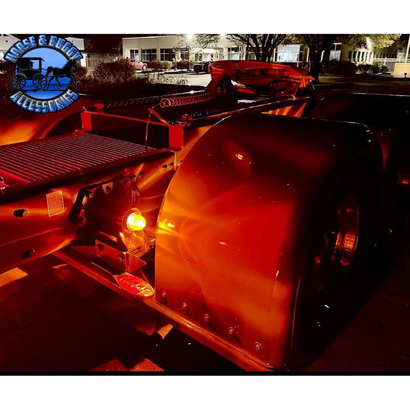 nu-1800 Peterbilt low air leaf suspension watermelon light brackets (sold in sets of 4)  #nu-1800 watermelon Firebrick