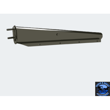 Lavender NF30SSMFB Dark Knight blackout mudflap hangers with 2 1/2' bolt spacing (sold in pairs) #NF30SSMFB MUD FLAP HANGERS
