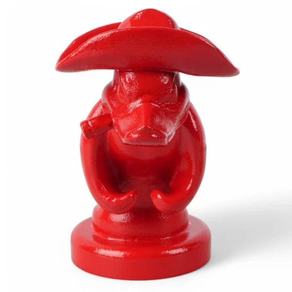 Duck Hood Pull Ornament (Choose Style) Bro Duck,Cowboy Duck,Maga Duck,Pirate Duck Firebrick