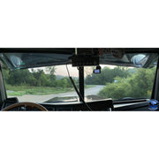 Rollin low 359 Peterbilt visor "timeless" (with bead roll) 9"x5" reverse bowtie 304 stainless #0053 PETERBILT VISOR Dark Slate Gray