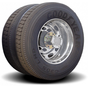 RW1050-34TK Drive Axle, 22.5" Wheels, Clear Polycarbonate, 3/4” Axle Bolts