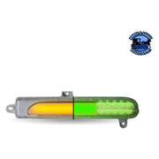Peterbilt 389/589/567 Headlight Turn Signal LED Lights (Choose Color) TURN SIGNAL Driver's Side / Amber/Green,Passenger's Side / Amber/Green Dark Sea Green