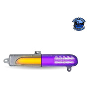 Peterbilt 389/589/567 Headlight Turn Signal LED Lights (Choose Color) TURN SIGNAL Driver's Side / Amber/Purple,Passenger's Side / Amber/Purple Dark Gray