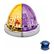 Watermelon (Starburst) light LED with Tower Bulb & Lock Ring (Choose color) Watermelon Light Amber/Purple Gray
