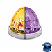 Gray Watermelon (Starburst) light LED with Tower Bulb & Lock Ring (Choose color) Watermelon Light Amber/Purple