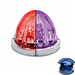 Rosy Brown Watermelon (Starburst) light LED with Tower Bulb & Lock Ring (Choose color) Watermelon Light Red/Purple