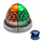 Trux Watermelon LED with Reflector Cup & Lock - 19 Diodes (Choose Color) WATERMELON Amber/Green Dark Gray