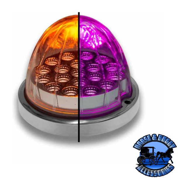 Trux Watermelon LED with Reflector Cup & Lock - 19 Diodes (Choose Color) WATERMELON Amber/Purple Rosy Brown