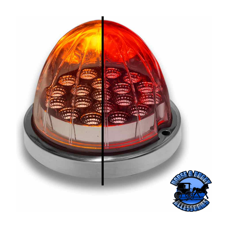 Trux Watermelon LED with Reflector Cup & Lock - 19 Diodes (Choose Color) WATERMELON Amber/Red Sienna
