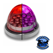 Trux Watermelon LED with Reflector Cup & Lock - 19 Diodes (Choose Color) WATERMELON Red/Purple Dim Gray