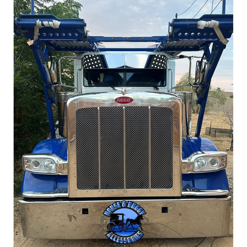 Peterbilt 12'' Rollin Visera solar baja y recta #nu-1003