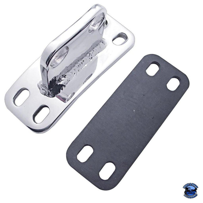 UNITED PACIFIC STAINLESS LOWER EXHAUST BRACKET FOR PETERBILT 359/379 Part No. up-21299 EXHAUST Dim Gray