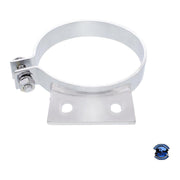 UNITED PACIFIC 304 STAINLESS STEEL EXHAUST CLAMP FOR PETERBILT EXHAUST 4",5",6",7" Light Gray